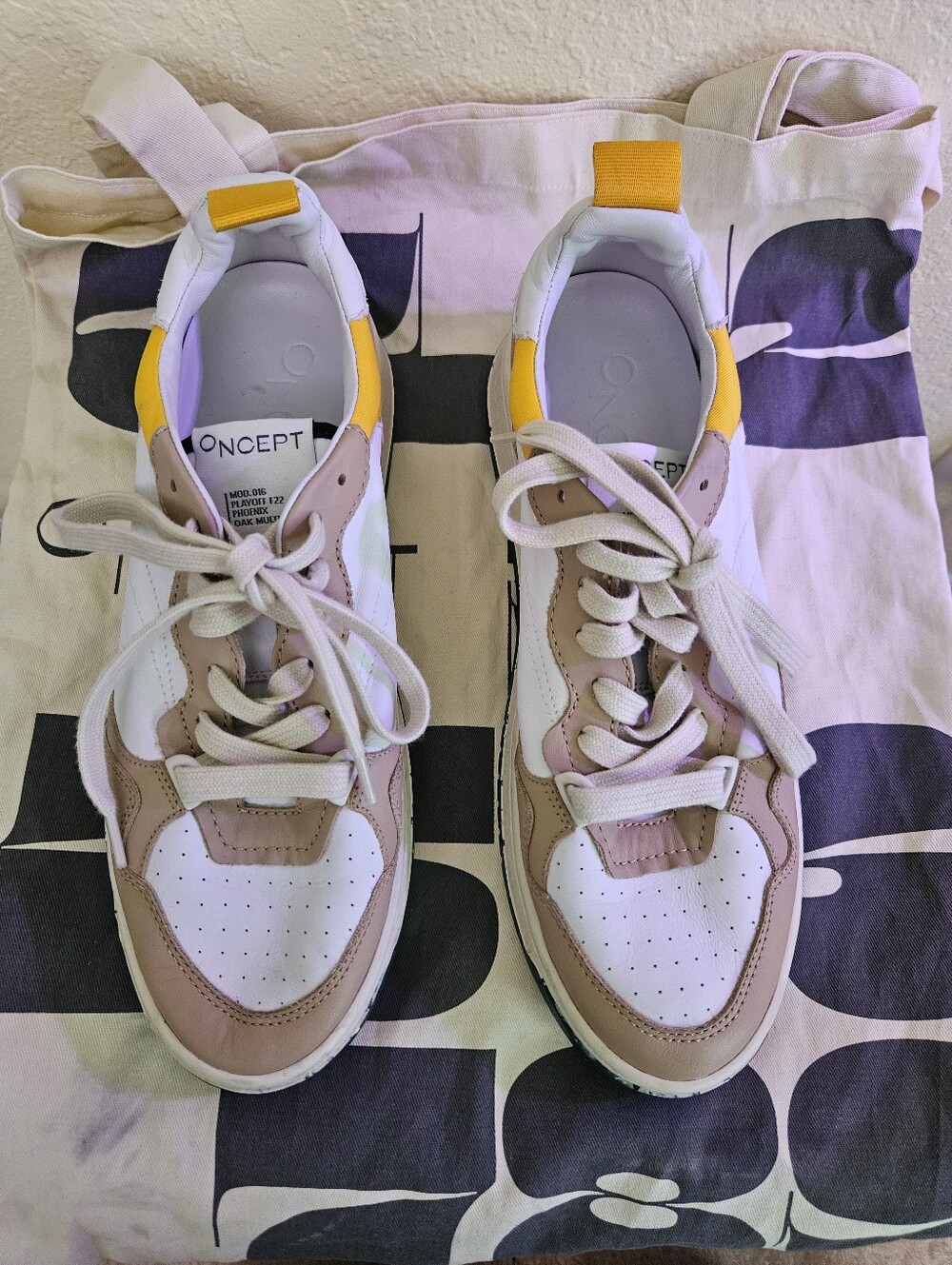 Oncept Women's phoenix Sneaker oak-multi Sz 10 With Bag - Picture 2 of 10
